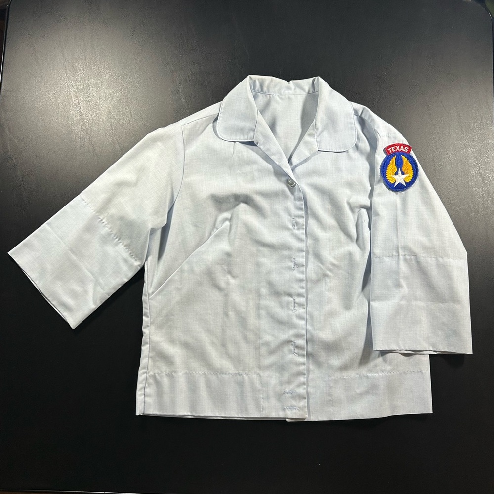 Vintage USAF Texas Civil Air Patrol Uniform Women’s Shirt with Patch
